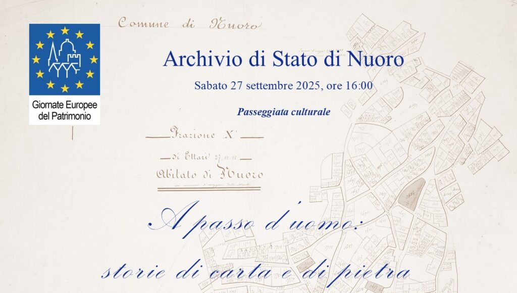 Giornate Europee del Patrimonio 2025 “A passo d’uomo: storie di carta e di pietra”